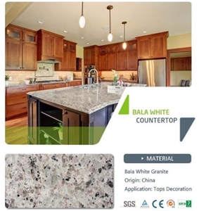 G383 Granite Slabs Tops Decoration Countertop with Bala White Granite