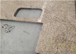 Giallo Ornamental Granite Solid Surface Kitchen Island Counter Tops