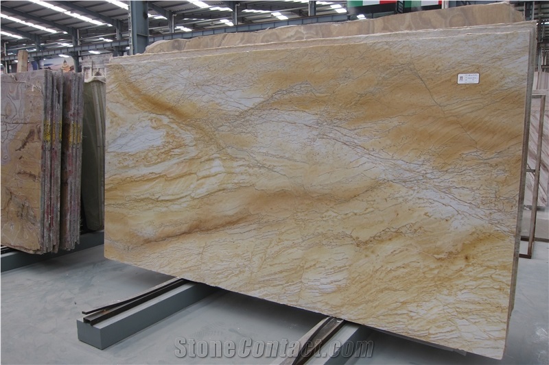 Golden Yellow Macaubas Giallo Macaubas Sao Tome Yellow Bamboo Quartzite