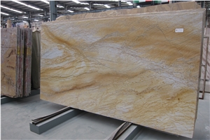 Golden Yellow Macaubas Giallo Macaubas Sao Tome Yellow Bamboo Quartzite