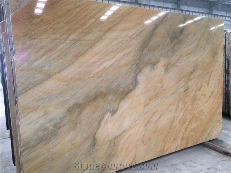 Golden Yellow Macaubas Giallo Macaubas Sao Tome Yellow Bamboo Quartzite