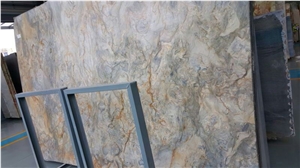 Midnight Fusion Quartzite Titanium Golden Silk Road Quartzite Slabs