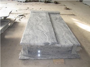 Poland Style Grey Dragon Wave Tombstone Poland Style Grey Dragon Wave Tombstone