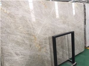 Taj Mahal Natural Leathered Polished Beige Yellow Quartzite Slabs