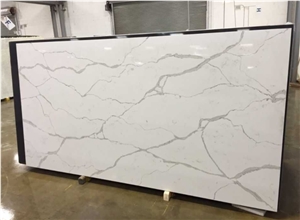 Calacatta Quartz Slab,Tiles,Polished,Solid Surface,Engineered Stone