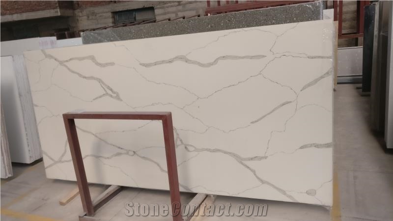 Calacatta Quartz Slab,Tiles,Polished,Solid Surface,Engineered Stone