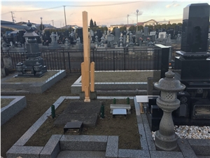 Black Pearl Granite Japanese Style Monuments