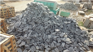 Black Limestone Tumbled