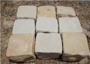 Mint Sandstone Cobbles Tumbled