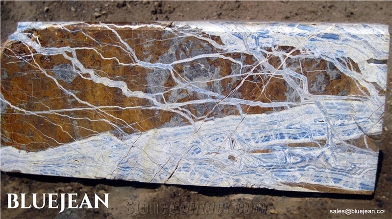 Bluejean Marble, Blue Jeans Marble Block