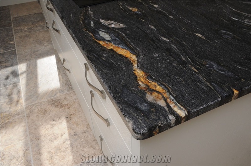 Magma Gold Granite Kitchen Countertop