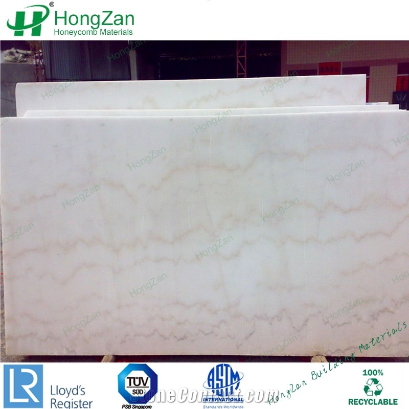 Decoration White Marble Stone Honeycomb Panel for Curtain Wall