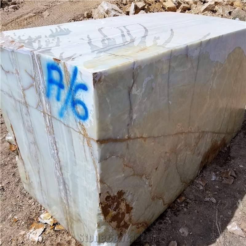 Aqua Verde Onyx Block