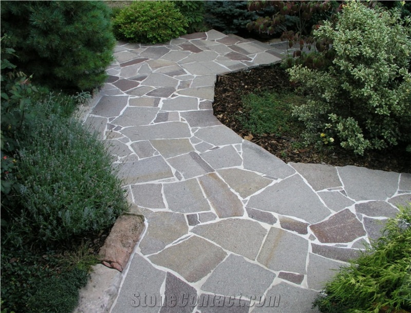 Quartzite Flagstone Pavement