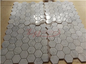 Sliver Grey Travertine Octagon Mosaic