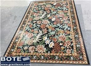 Flower Carpet Marble Floor Medallions Square Polished Decorativ Mosaic