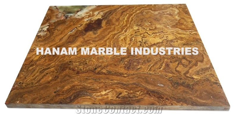 Multi Brown Onyx, Pakistan Multi Brown Onyx Tile and Slabs