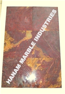 Multi Red Onyx, Pakistan Multi Red Onyx Tile