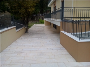 Cream Vanilla Marble Bush Hammered Pavers Cream Vanilla Marble Bush Hammered Pavers