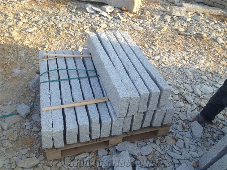 Handmade Palisades in Grey Granite,G341/G375/G602/G603,Natural Split