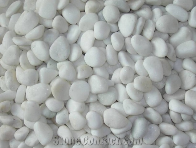 Artificial White Pebble Stone for Wall Decoration