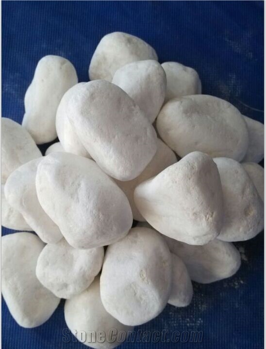 Artificial White Pebble Stone for Wall Decoration