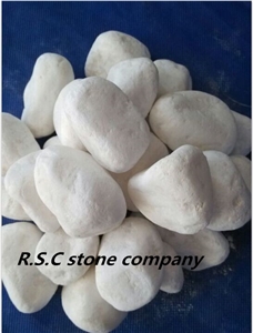 Artificial White Pebble Stone for Wall Decoration