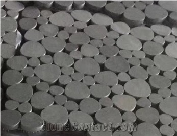Cambrian Black Basalt Honed Hexagon Mosaic Tile