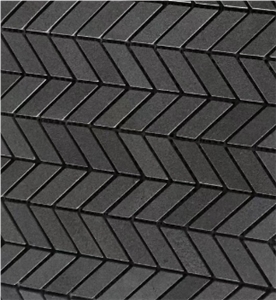 Cambrian Black Basalt Honed Hexagon Mosaic Tile