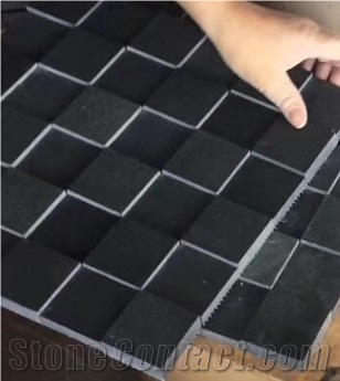 Cambrian Black Basalt Honed Hexagon Mosaic Tile