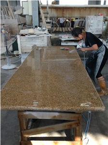 G682 Granite Yellow Granite Small Slabs for Decoration