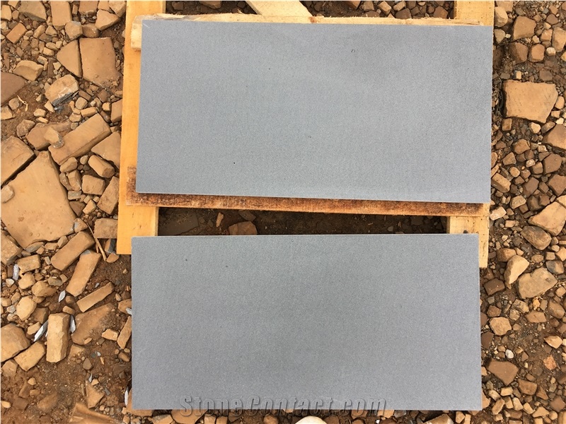 Grey Basalt Honed Stone for Flooring