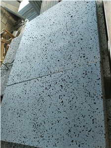 Hainan Basalt Honed Lava Stone Tiles for Flooring