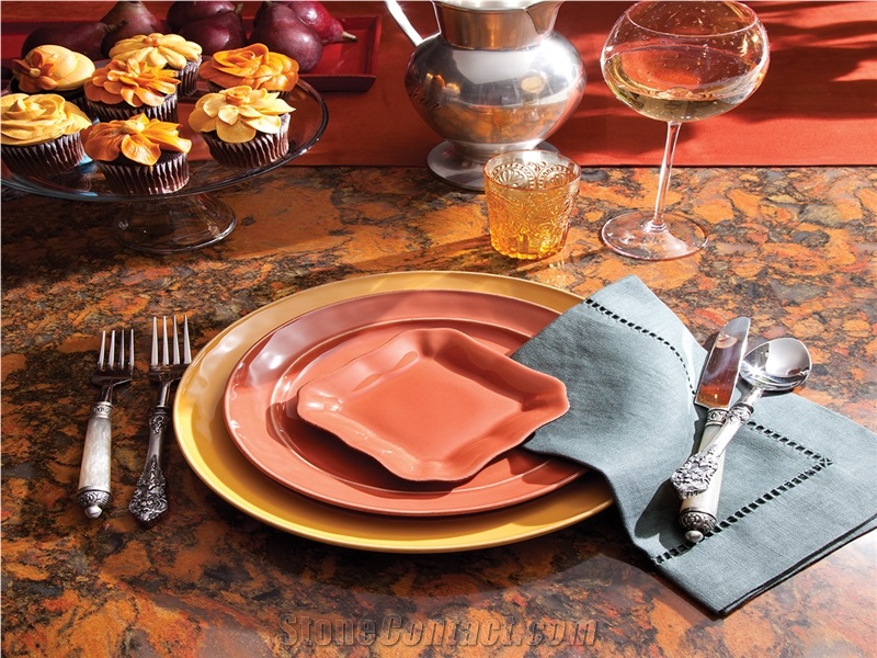 High-End Quartz Stone Bar Countertop Aberdeen Stone