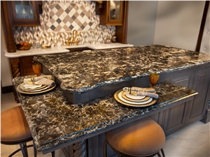 High-End Quartz Stone Bar Countertop Armitage Stone