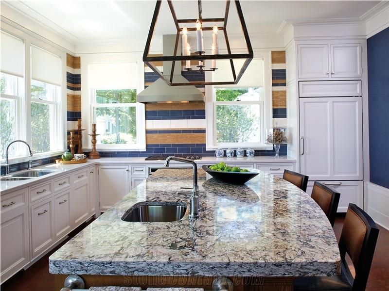 High-End Quartz Stone for Kitchen Countertop