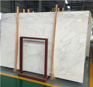 Oriental White Marble Slabs with Grey Veins, Gold Veins