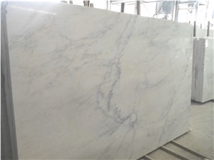 Oriental White Marble Slabs with Grey Veins, Gold Veins