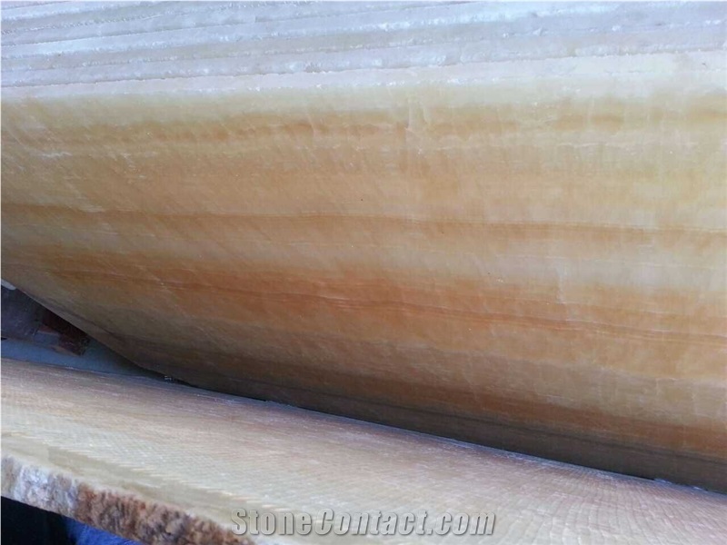 Yellow Honey Onyx Tiles Slabs for Countertop Decoration