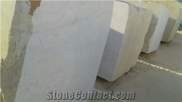 Bianco Royal White Marble Block, Turkey White Marble