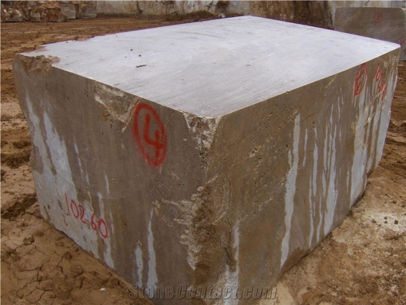 Noce Travertine Block, Turkey Brown Travertine