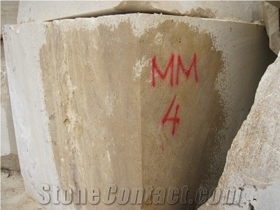 Noce Travertine Block, Turkey Brown Travertine