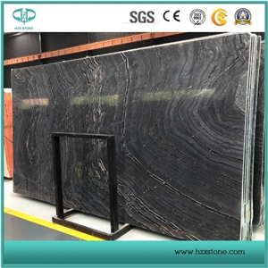 Ancient Wood Marble/ Black Wood Vein Marble Slabs for Sale