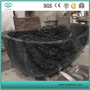 Ancient Wood Marble/ Black Wood Vein Marble Slabs for Sale