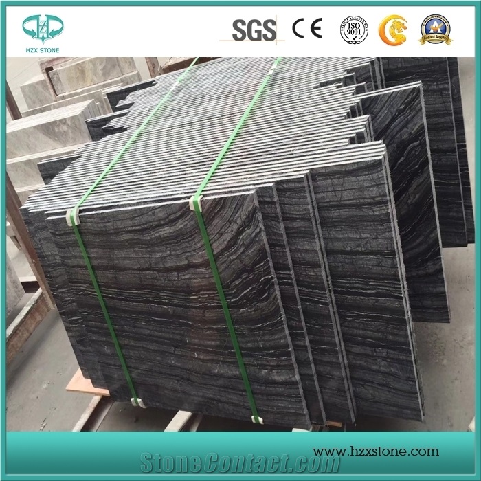 Ancient Wood Marble/ Black Wood Vein Marble Slabs for Sale