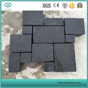 China Zhangpu Black Granite for Cube/Pavers
