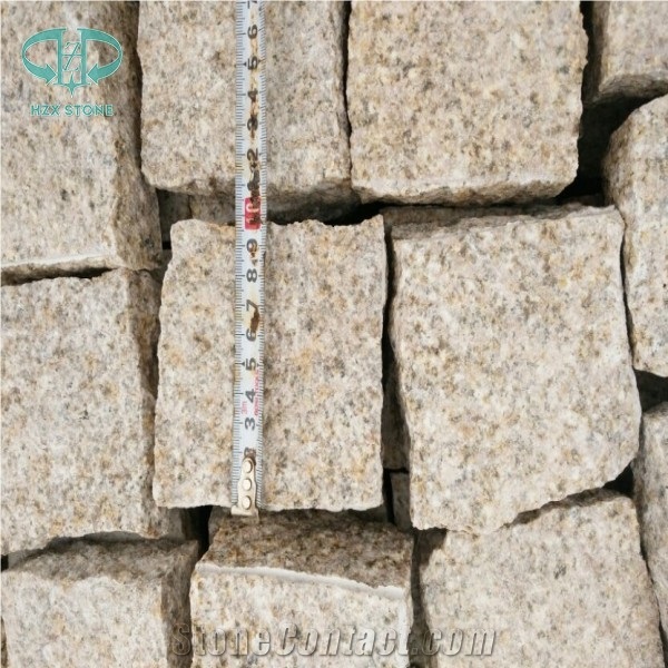 G682 Granite G682 Granite Cube Stone Rustic Yellow Pavers Yellow