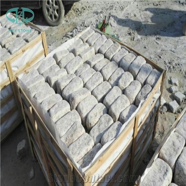 Popular Cheap G682 Rusty Yellow, Sunny Gold Granite Cube Cobble Stone