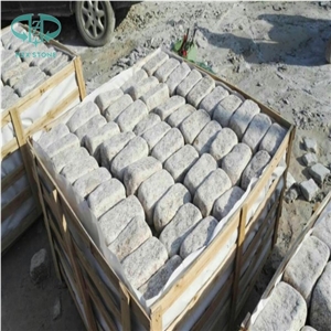 Popular Cheap G682 Rusty Yellow, Sunny Gold Granite Cube Cobble Stone