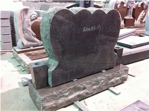 Custom Monument Design Purple Granite Upright Monuments, Lilac Granite Upright Monuments